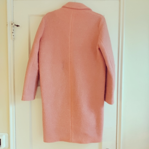 Topshop Boiled Wool Coral Coat - Picture 6 of 12
